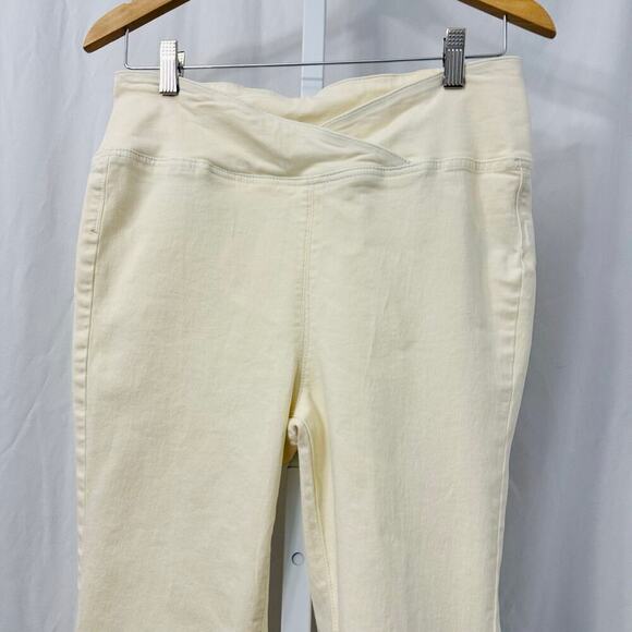 Free People Venice Beach Flare Pants Worn White Size 29x32 - Picture 9 of 14